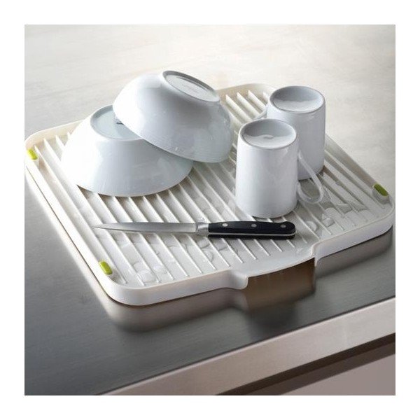 Suport pentru scurs vase Joseph Joseph Flip, gri-image-4