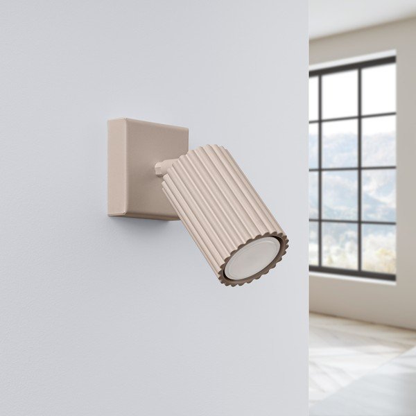 Spot taupe din metal 8x16 cm Gleam – Sollux-image-2