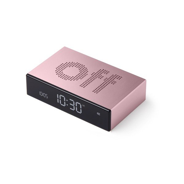 Ceas deșteptător digital/de masă Flip Premium – Lexon