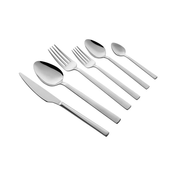 Tacâmuri argintii din oțel inoxidabil 36 buc. – Hermia