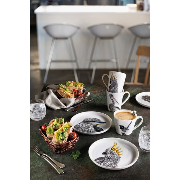 Farfurie din porțelan Maxwell & Williams Marini Ferlazzo Bufniță, ø 20 cm, alb-image-1