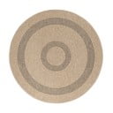 Covor de exterior negru/bej rotund ø 80 cm Comilla – Ayyildiz Carpets