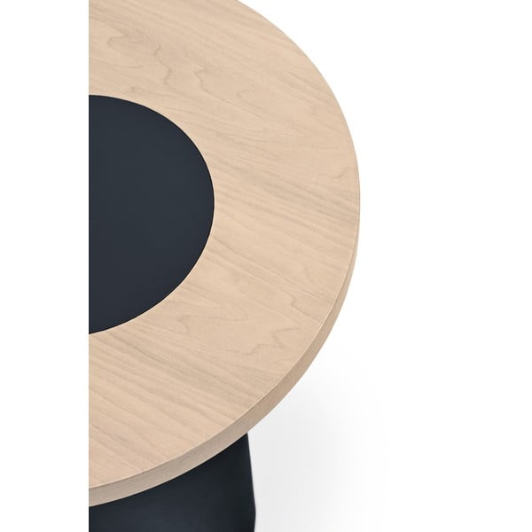 Măsuță de cafea albastră/în culoare naturală cu aspect de lemn de frasin 50x120 cm Nori – Teulat-image-4