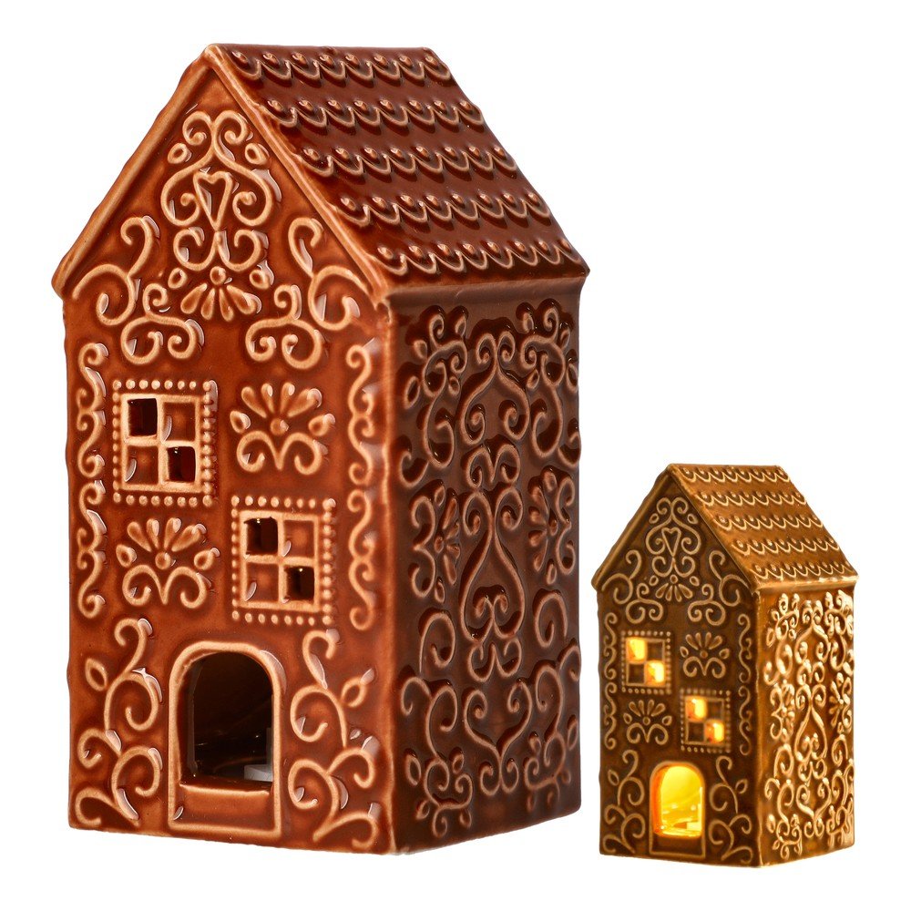 Decorațiune luminoasă de Crăciun maro cu baterii Vinterby – Dakls