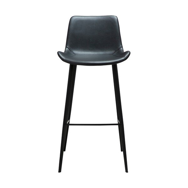 Scaun de bar negru (înălțime șezut 74,5 cm) Hype – DAN-FORM Denmark-image-1