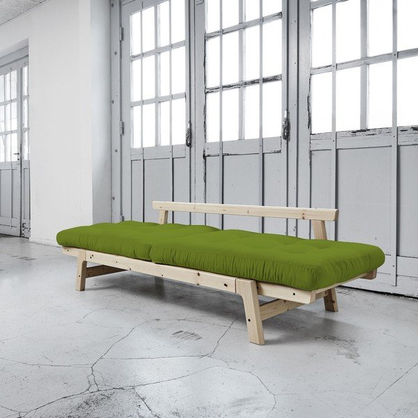Canapea extensibilă Karup Step Natural/Lime-image-3