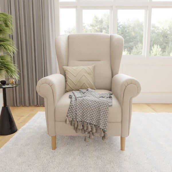 Fotoliu bej wing Swan – Ropez-image-1