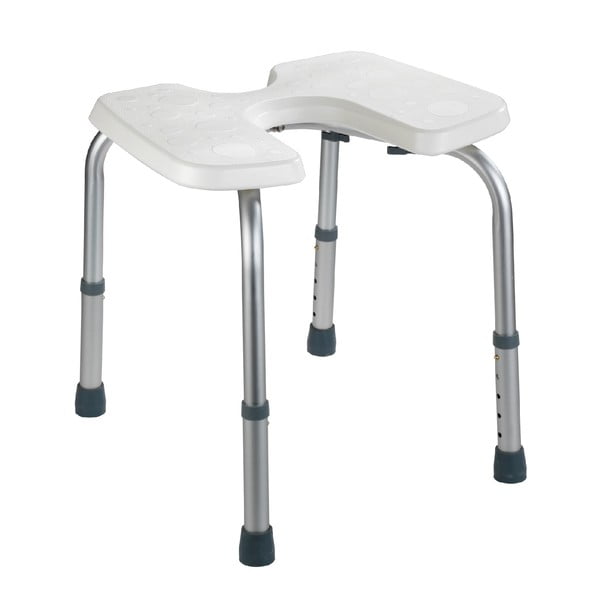 Scaun pentru duș Wenko Hygienic Stool White, 53 x 46 cm-image-2
