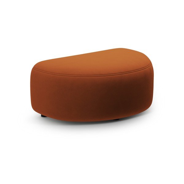 Taburet teracotă cu tapițerie din catifea Kate – Micadoni 