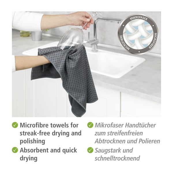 Prosoape de vase 2 buc. din microfibră 40x60 cm Miko – Wenko-image-4