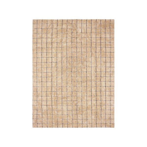 Covor chihlimbar țesut manual din lână 170x240 cm Mosaic Amber – Lorena Canals