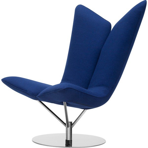 Fotoliu rotativ Softline Angel Swivel, albastru închis-image-2