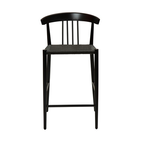 Scaun de bar DAN-FORM Denmark Sava, înălțime 91,5 cm, negru-image-1