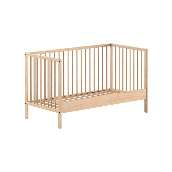 Pătuț în culoare naturală din lemn de pin 70x140 cm DINO – Vipack-image-2