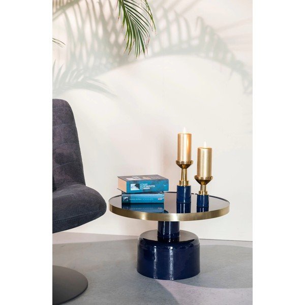 Măsuță auxiliară rotundă din metal ø 60 cm Glam – Zuiver-image-2