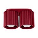 Spot burgundy din metal 10x21 cm Zora – Sollux