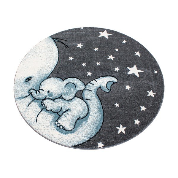 Covor pentru copii albastru/gri ø 120 cm Kids – Ayyildiz Carpets