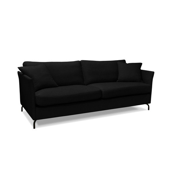 Canapea cu 3 locuri Windsor  & Co. Sofas Saturne, negru -image-2