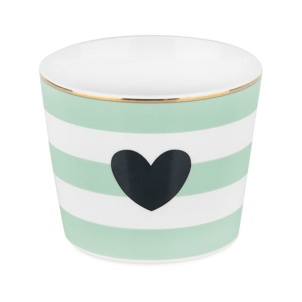 Cană din ceramică fără mâner Miss Étoile Coffee Mint Heart