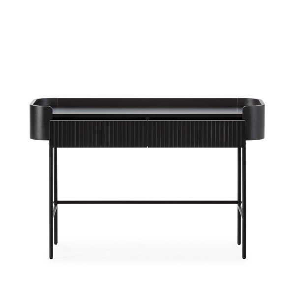 Masă consolă neagră 40x120 cm Willa – MOME-image-2