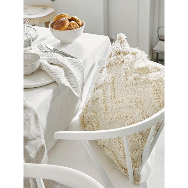 Față de pernă decorativă din bumbac Westwing Collection Akesha, 45 x 45 cm, bej-image-2