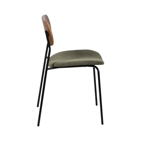 Scaune de dining verde/maro 4 buc. Moe – Ixia-image-2