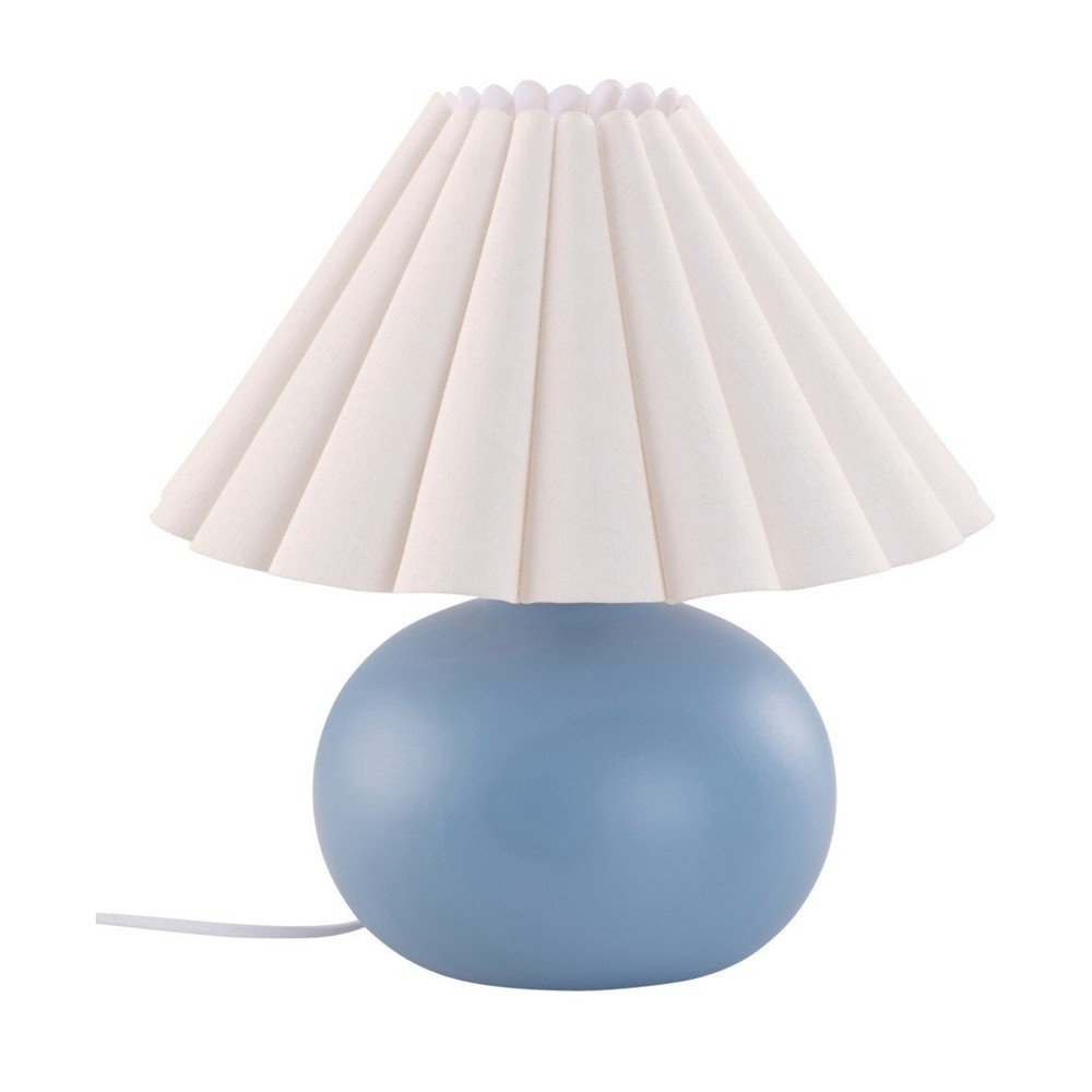 Veioză albă/albastră din ceramică (înălțime 34 cm) Crasso – Jotex