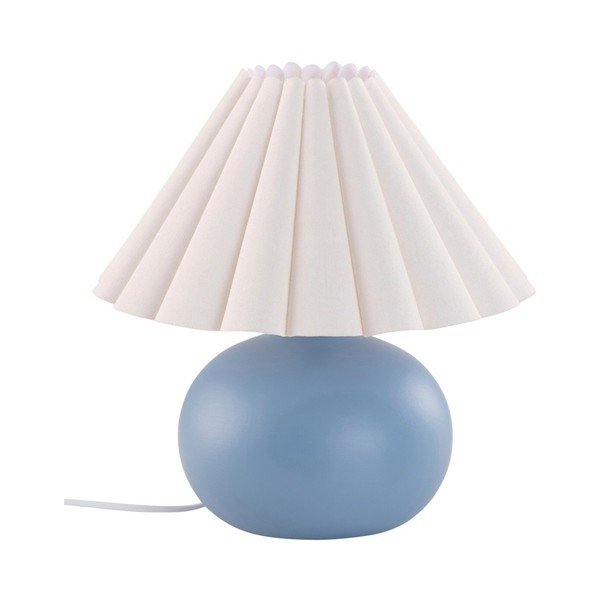 Veioză albă/albastră din ceramică (înălțime 34 cm) Crasso – Jotex