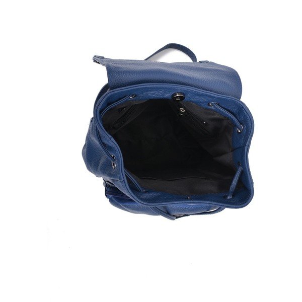 Rucsac din piele Roberta M Marisso, albastru-image-1