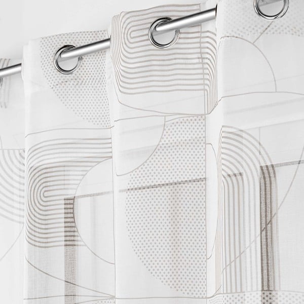 Perdea albă 140x280 cm Esquisse – douceur d'intérieur-image-1