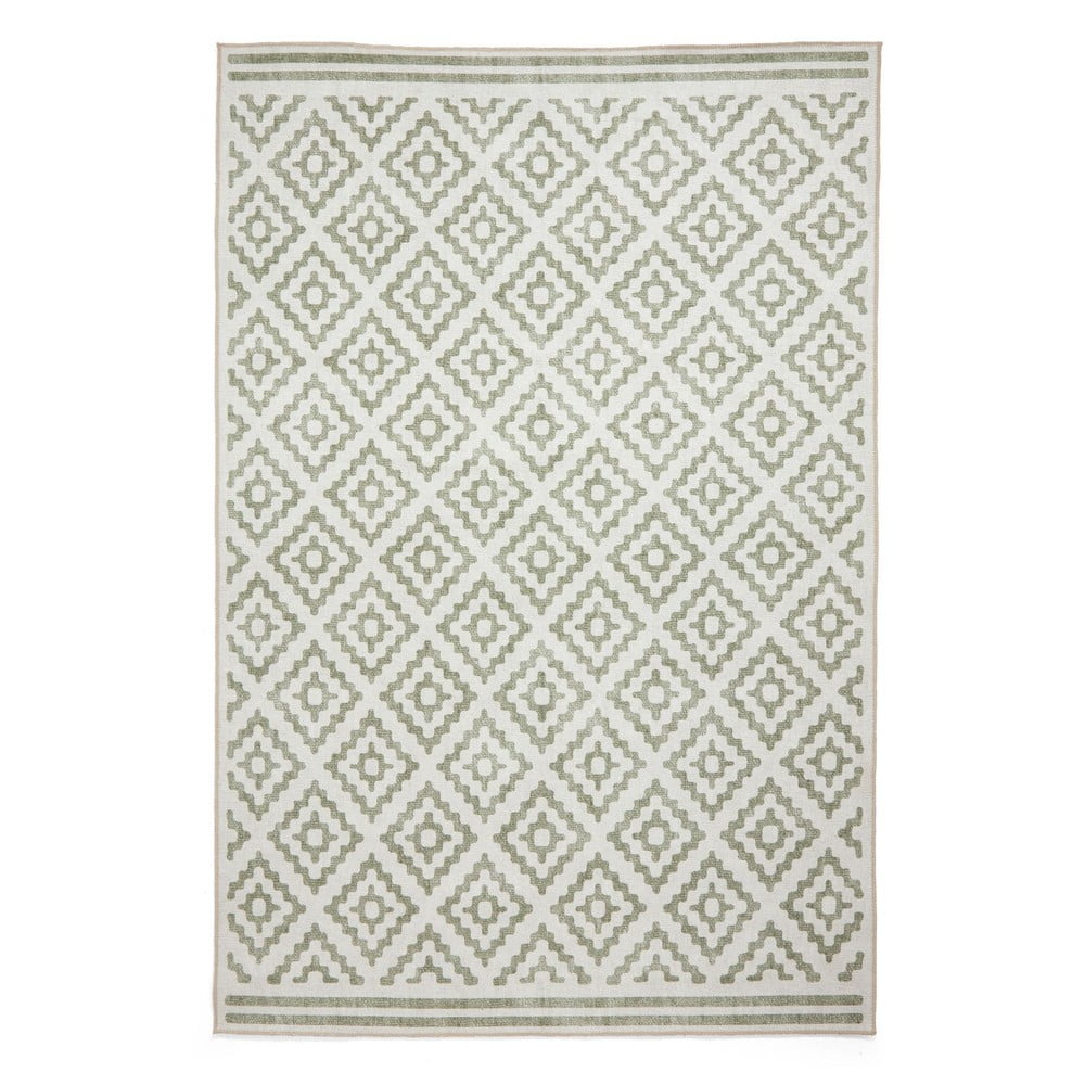 Covor verde lavabil 61x120 cm Coral Green – Think Rugs
