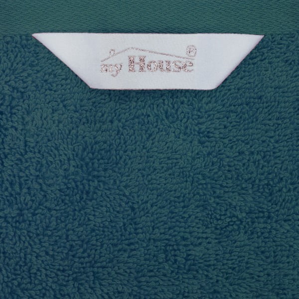 Prosop din bumbac albastru-turcoaz 140x70 cm Darwin - My House-image-1