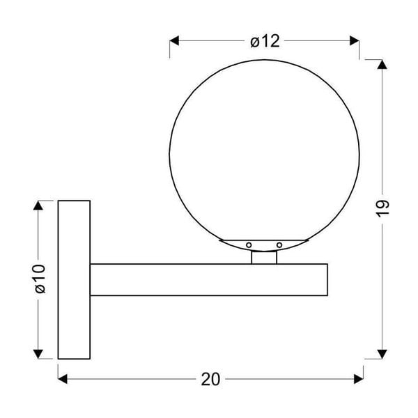 Aplică de perete neagră Kama – Candellux Lighting-image-2