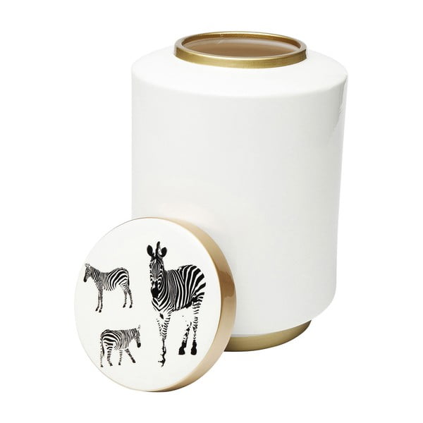 Recipient decorativ Kare Design Zebra Jar, înălțime 33 cm