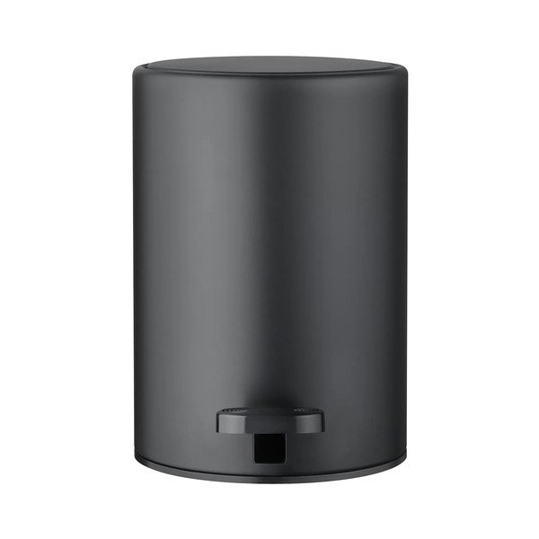 Coș de gunoi negru mat cu pedală din oțel 3 l Modo – Blomus