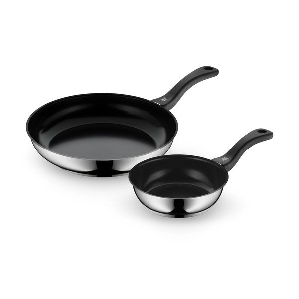 Tigăi cu suprafață ceramică 2 buc. din oțel inoxidabil ø 28 cm Devil – WMF