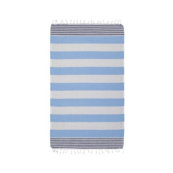 Prosop hamam Ellis Dark Blue, 100x180 cm-image-1