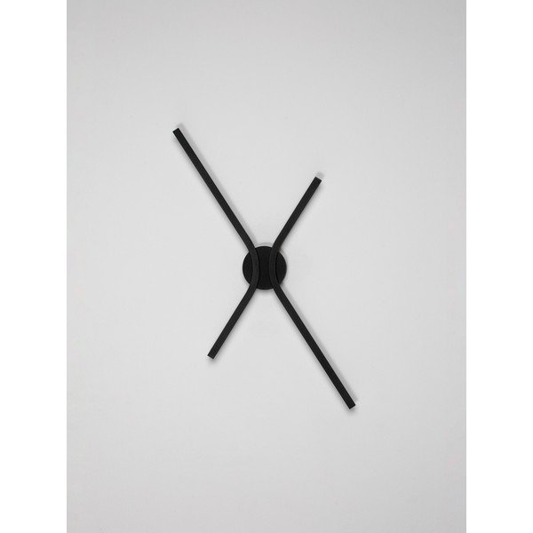 Aplică de perete negru-mat LED cu intensitate reglabilă din aluminiu Akro – Nova Luce-image-3
