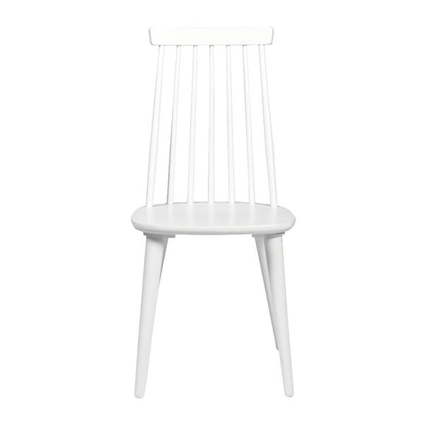 Scaun de dining din lemn de arbore de cauciuc Rowico Lotta, alb-image-2