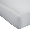 Cearceaf gri din satin cu elastic 150x200 cm Silky Soft – Catherine Lansfield