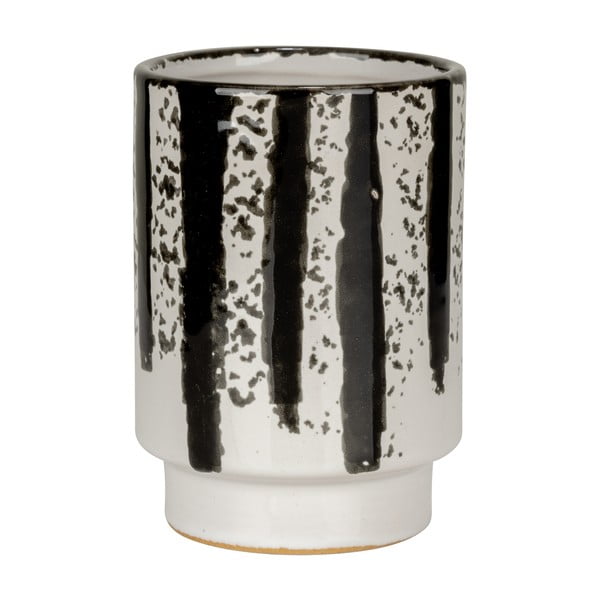 Suport pentru periuța de dinți alb-negru din ceramică Subiza – Wenko-image-3