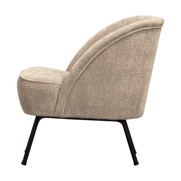 Fotoliu bej cu tapițerie din chenille Vogue – WOOOD-image-2