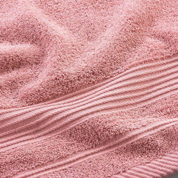 Prosop roz din bumbac din frotir 50x90 cm Tendresse – douceur d'intérieur-image-2