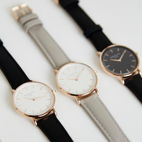 Ceas de damă Rosefield The Bowery, verde/alb-image-1