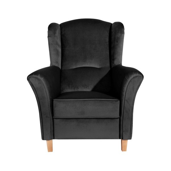 Fotoliu Max Winzer Agnetha Suede, negru-image-1