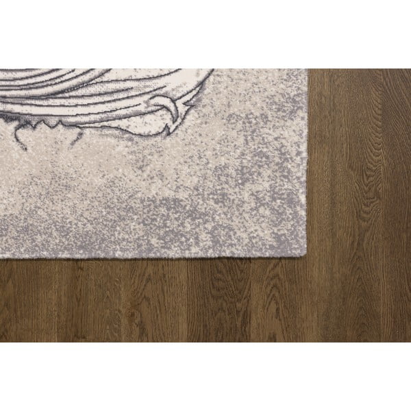 Covor crem din lână 130x190 cm Mawson – Agnella-image-2