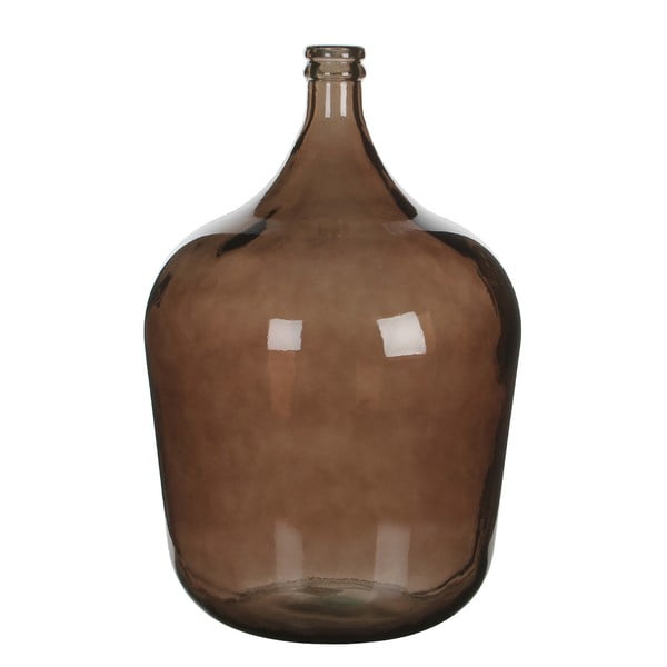 Vază din sticlă Mica Diego, 56 x 40 cm, maro