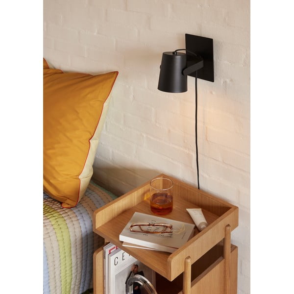 Aplică de perete neagră Ardent – Hübsch-image-1