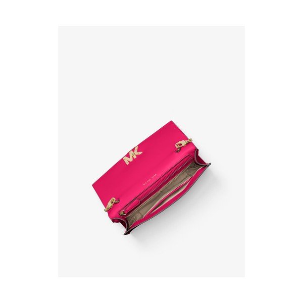 Geantă plic din piele Michael Kors Mott, fucsia-image-3