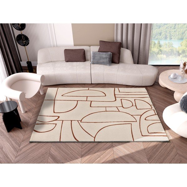 Covor cărămiziu-crem 80x150 cm Beruti – Universal-image-1